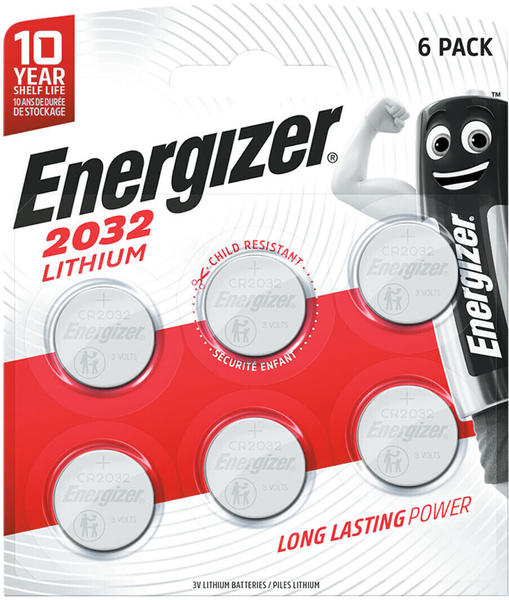 Energizer 2032 Lithium 6stk.