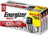 Energizer E303513200, Energizer Max Micro (AAA)-Batterie Alkali-Mangan 1.5V 24St.