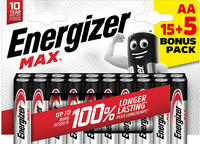 Energizer - Max Mignon (aa)-batterie Alkali-mangan 1.5 V 20 St.