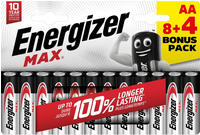 Energizer E303324900, Energizer Max Mignon (AA)-Batterie Alkali-Mangan 1.5V 12St.