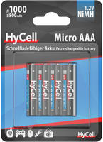 Hycell NiMH-Akku Micro AAA, Typ 1000, 4er-Blister