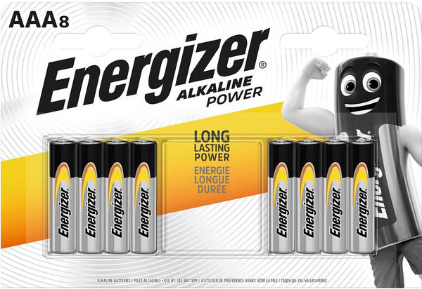 Energizer Alkaline Power AAA-Micro 8stk.