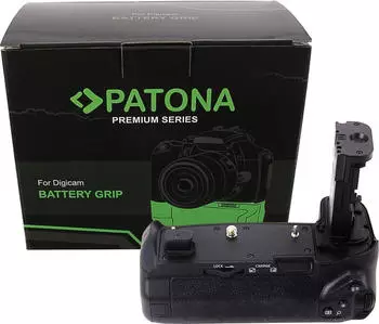 Patona Premium Batteriegriff BG-E22 für Canon EOS-R, schwarz (1458)