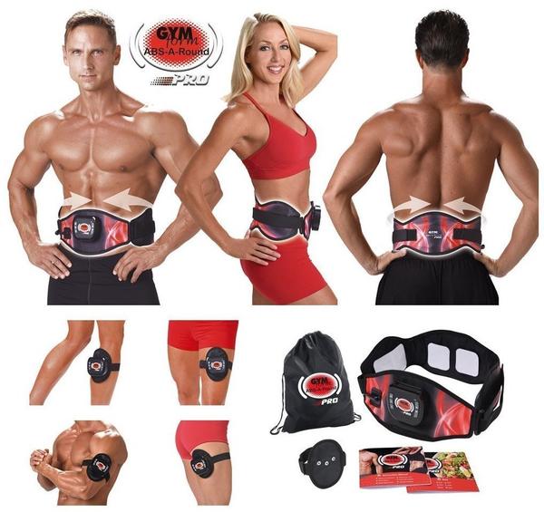 Best Direct Gymform ABS-A-Round PRO Muskeltraining und Massagegürtel in Größen SM, LXL - Original aus TV-Werbung