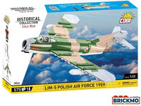Cobi COBI-5824, Cobi Lim-5 Polish Air Force 1959, Modell, 575 Teile, ab 7 Jahren