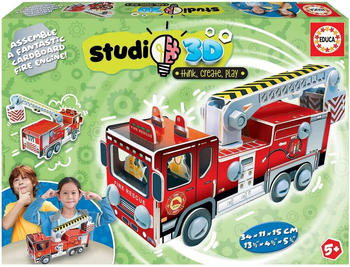 Educa Borrás Studio 3D Fire Truck Educa Borrás Studio 3D Fire Truck
