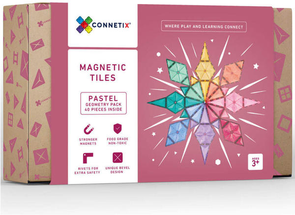 Connetix Pastell Geometry Pack 40-tlg