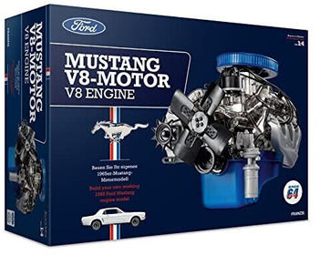 Franzis Ford Mustang V8-Motor Motorbausatz im Maßstab 1:4 (67501)