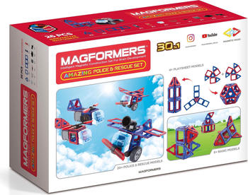 Magformers Amazing Police & Rescue Set (278-58)