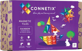 Connetix Magnetbausteine Rainbow Starter Pack 60 Teile