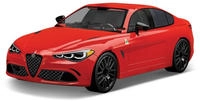 Cobi 24604, Cobi Alfa Romeo Gulia Quadrifoglio (24604) Rot/Schwarz