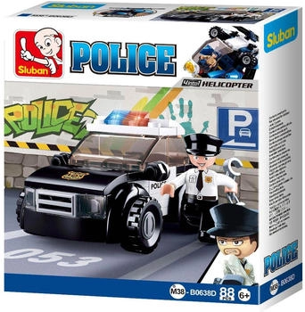 Sluban M38-B0638D Police, Polizei-Streifenwagen