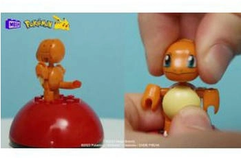MEGA BLOKS Pokemon Pokeball Collection Charmander and Pichu