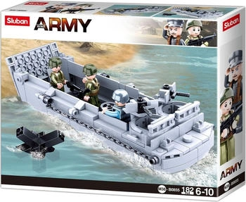 Sluban Army WWII Landungsboot, 182 Teile (SL95715)