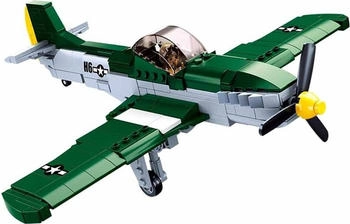 Sluban Army WWII Amerikanisches Jagdflugzeug, 323 Steine (SL95717)
