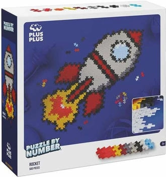Plus-Plus 500 Kreativ Bausteine Puzzle Rakete