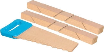 Goki Holzbausteine mit Klett+Säge