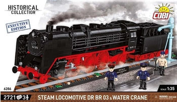 Cobi Dampflokomotive mit Wasserkran (6286)