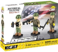 COBI 2058, COBI 2058 3 Figuren D-Day 6 Jun 1944