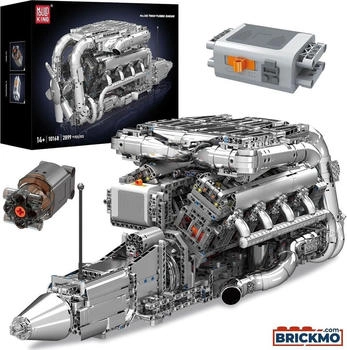 Mould King RC V8 Biturbo Motor mit 2.899 Teile (10168)