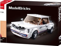 Sluban M38-B1126, Sluban M38-B1126 - Model Bricks - Auto klassisch weiss...
