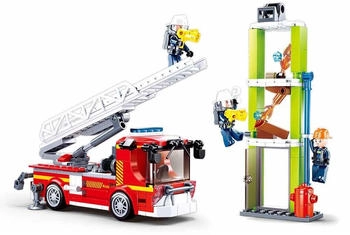 Sluban Feuerwehrwagen mit Teleskopleiter