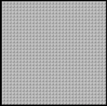 Brixies Platte 32 x 32 Basic hellgrau Bauplatte