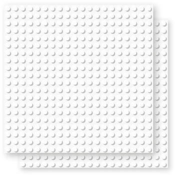 Brixies Platte 20 x 20 Doppelpack weiß