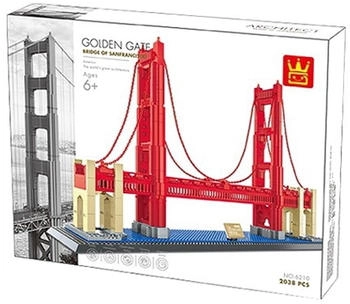 Wange Golden Gate Bridge von San Francisco (6210)
