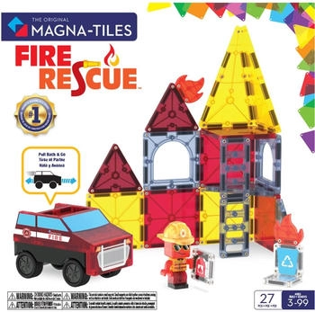Magna-Tiles FeuerwehrRescue 27 Teile