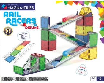 Magna-Tiles Rail Racers Deluxe 90 Teile