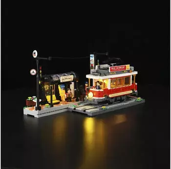 Lumibricks Historische Straßenbahn und Bahnhof (L9084)