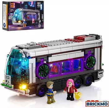 Lumibricks Cyberpunk Neoncity - Future Bus (F9060)