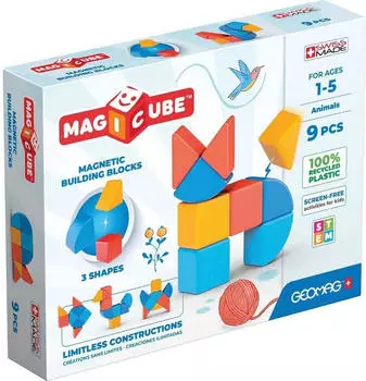Geomag Magicube Shapes Animals 9 (507007)