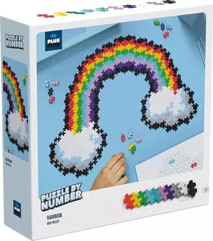 Plus-Plus 500 Kreativ Bausteine Puzzle Regenbogen