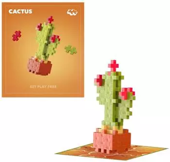 Plus-Plus Kreativ Bausteine Planzen Cactus
