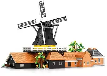 Reobrix Dutch Windmill Architektur-Modellbausatz, 4801 Teile (55019)