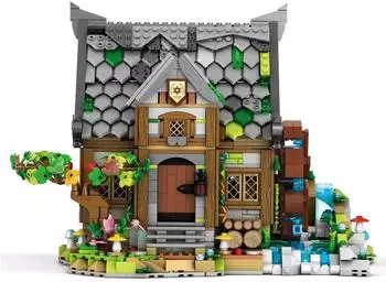 Reobrix Mittelalterliche M&uuml;hle Klemmbaustein 1873 Teile (66045)