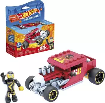 Mega Construx Hot Wheels Bone Shaker Konstruktionsfahrzeug, 118 Teile, ab 5 Jahren (GVM29)