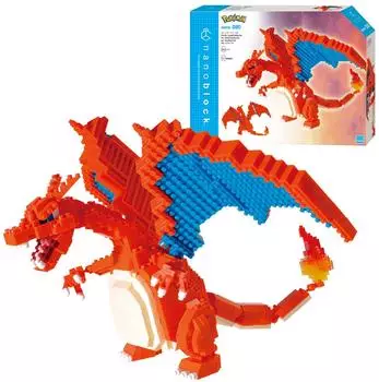 Nanoblock Pokémon Charizard Nanoblock-Bausatz 860 Teile (NBPM_080)