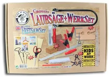 Corvus Laubs&auml;ge- und Werkset LX mit Tisch, Zwinge, 12 S&auml;gebl&auml;ttern, 3 Bohrern (603197)