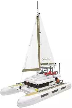 Mould King Katamaran Segelboot Klemmbausteine 890 Teile (10217)