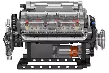 Mould King 4-Zylinder-Benzinmotor Bausatz 1897 Teile (10087)