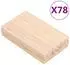 vidaXL Holzbausteine-Set Kiefer Massivholz 150-tlg. blau (93271)