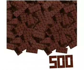 Simba Blox 500 Bausteine 8er, braun (104114548)