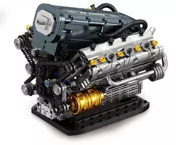 Reobrix V6 Motor Klemmbaustein-Set, 1268 Teile (33013)