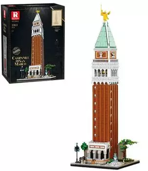 Reobrix Campanile Turm Klemmbaustein Set, 3903 Teile (55013)