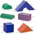 HomCom Softbausteine-Set 11-tlg., Schaumstoff, Kunstleder, bunt (3D0-008)