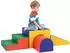 HomCom Bausteinset 4er-Set Schaumstoff, für Kinder 1-3 Jahre, rot