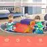 HomCom Bausteinset 4er-Set Schaumstoff, für Kinder 1-3 Jahre, rot